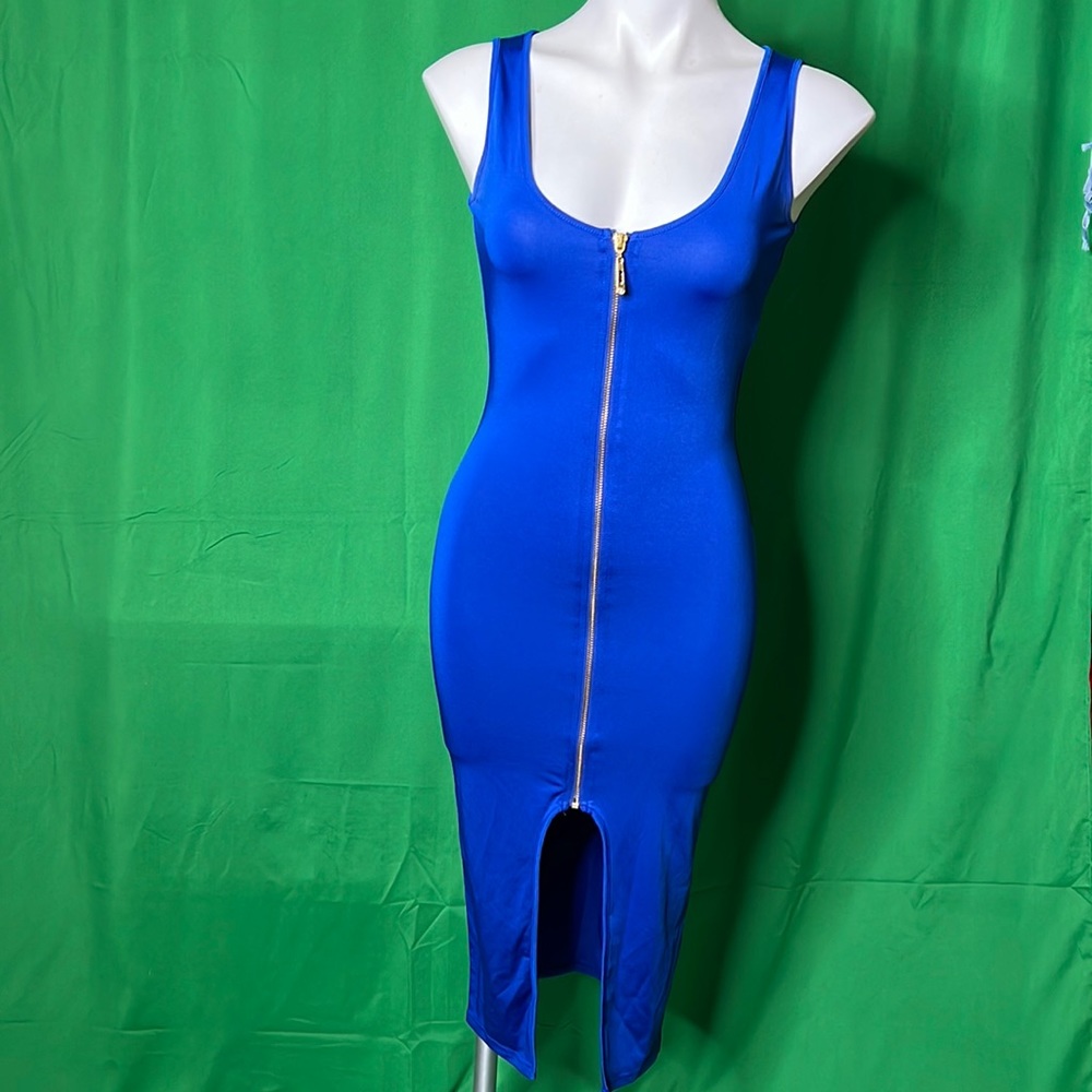 Royal blue dress